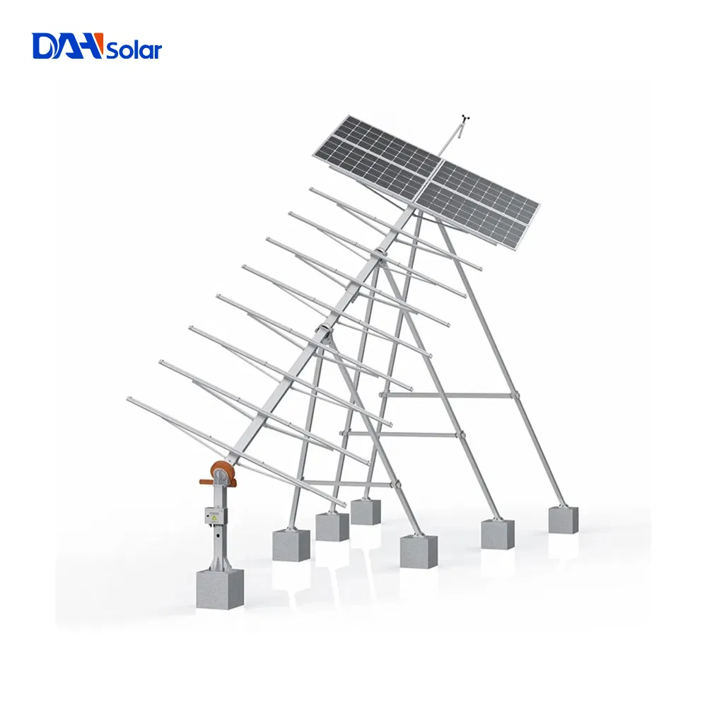 Dah Solar Tilted Single Axis Solar GPS Automatic Sun Tracker Bracket Solar Tracker