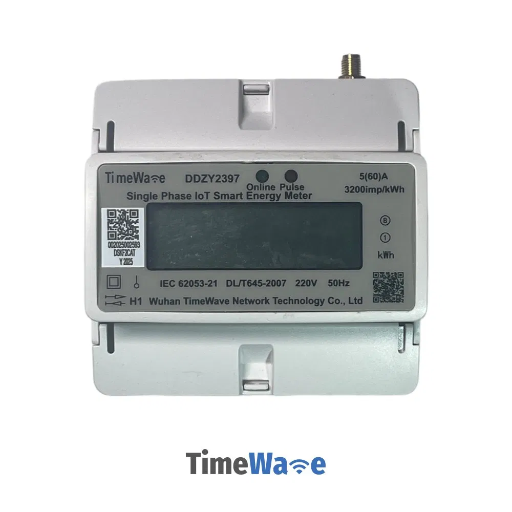 Smart DIN - Rail Electronic Energy Meter: Single &amp; Three Phase, Lorawan / WiFi / 4G / RS485 with Prepaid Electricity Remote Control and Ami / AMR Solution