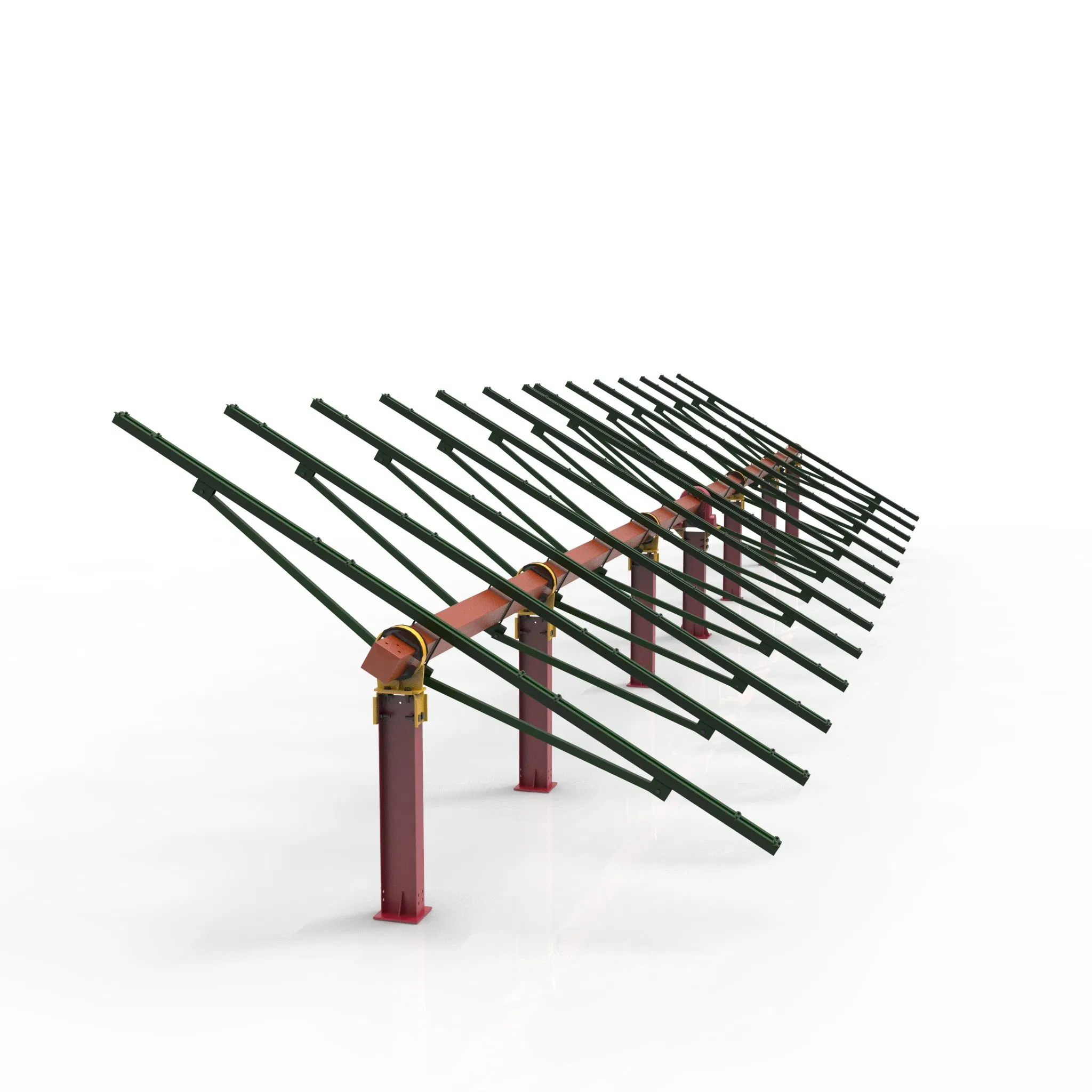 One Portrait Horizontal Single Axis Intelligent Solar Tracker