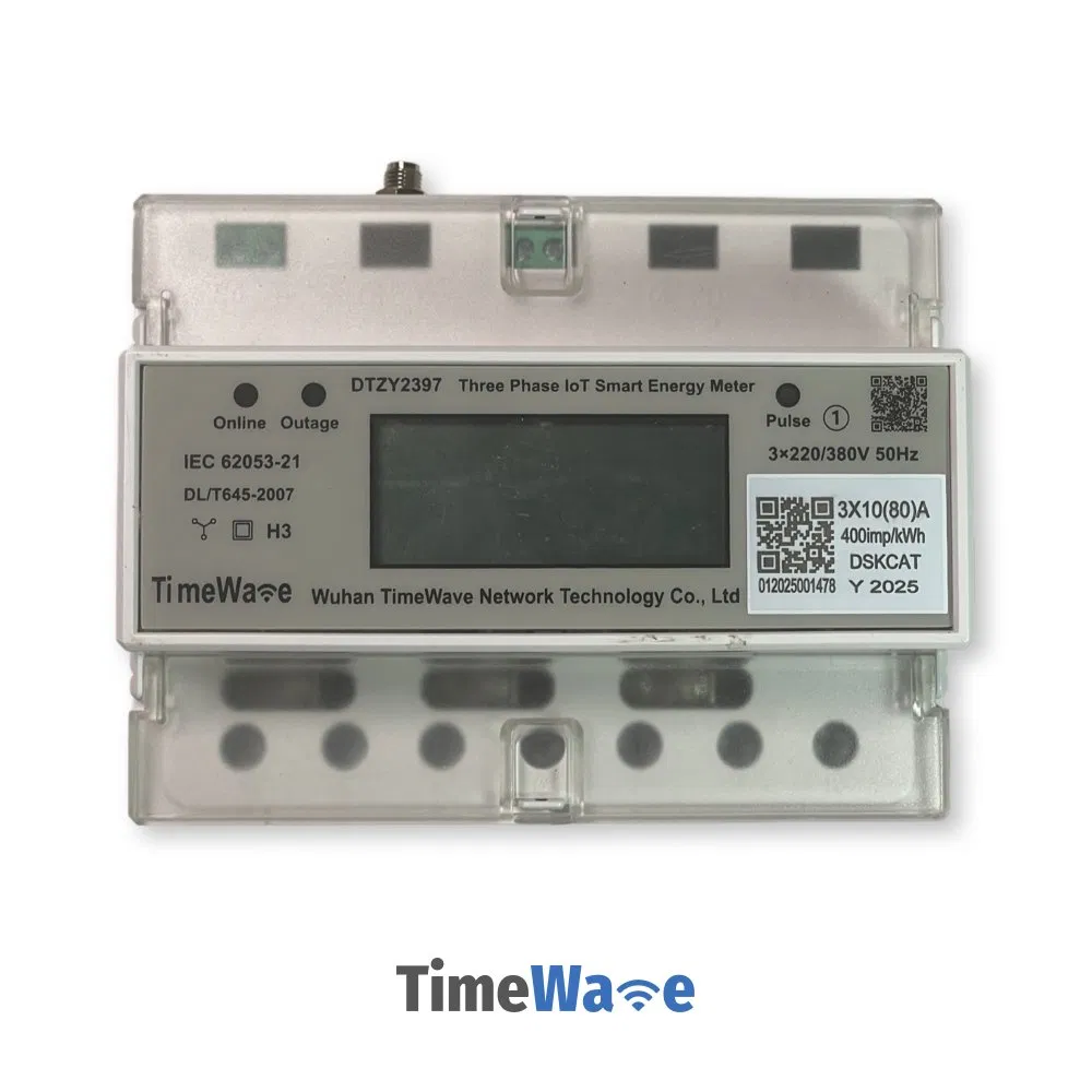 Smart DIN - Rail Electronic Energy Meter: Single &amp; Three Phase, Lorawan / WiFi / 4G / RS485 with Prepaid Electricity Remote Control and Ami / AMR Solution