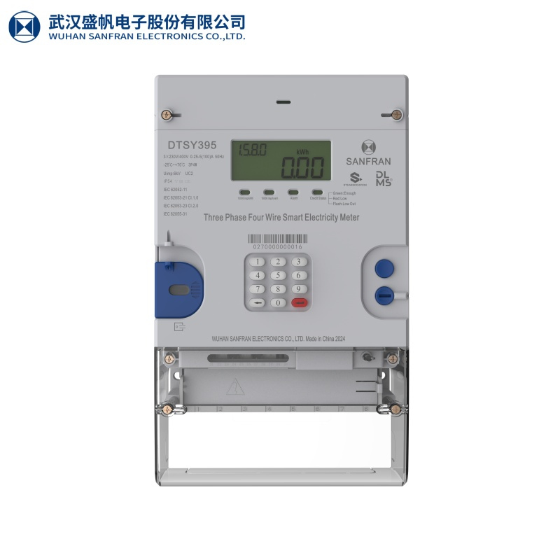 Three Phase Sts Keypad Prepaid Smart Energy Meter: 4G / G3-PLC / Hybrid RF / Bplc with Ciu and Ami Solution, Dlms