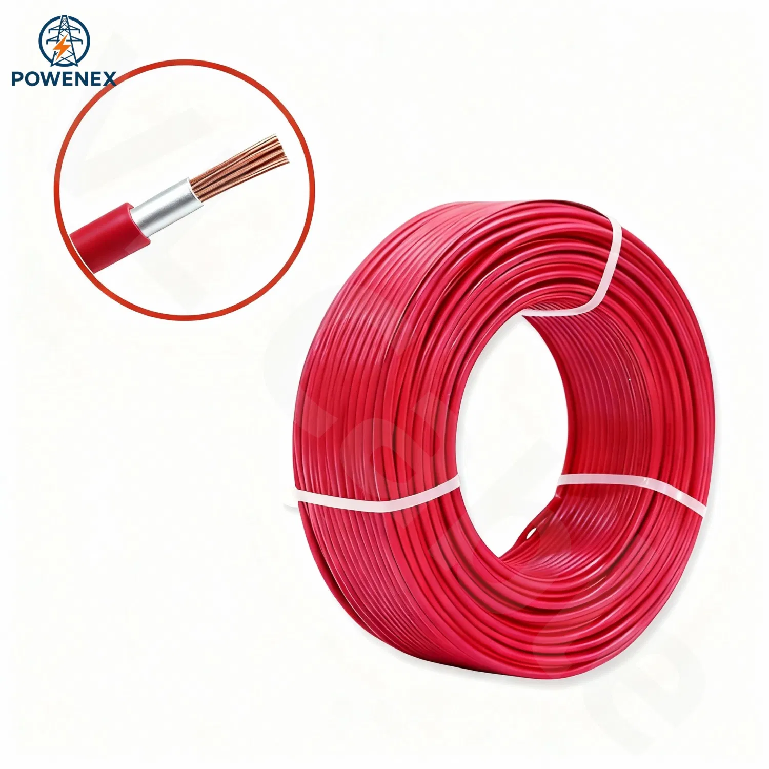 TUV En 50618 H1z2z2-K 1500V DC 4mm² 6mm² Electrical Solar Wire Cable