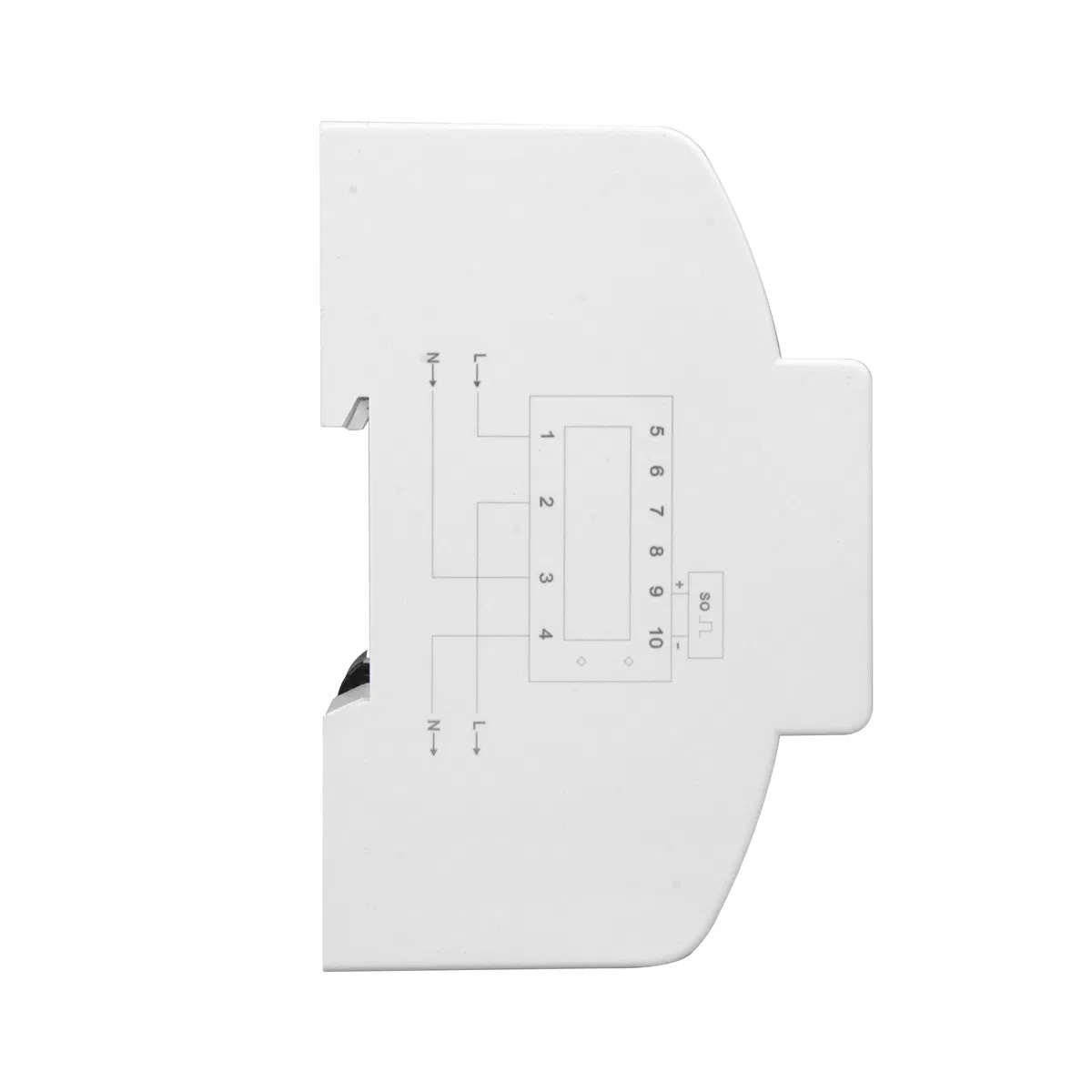 Smart Three Phase Energy Power Meter, DIN Rail Mounted Electric Instrument