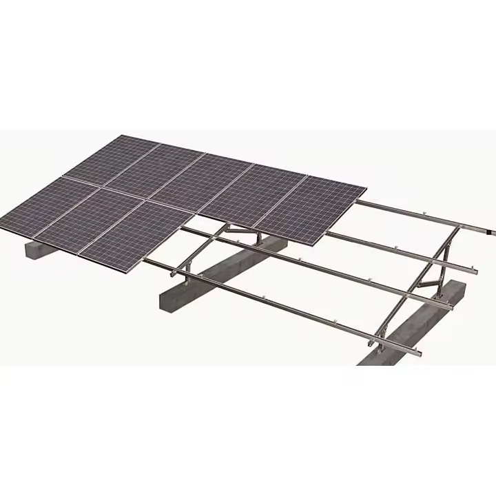 Ground Mount Solar PV Panels Rack System Single-Pile Ground Mounting Structure