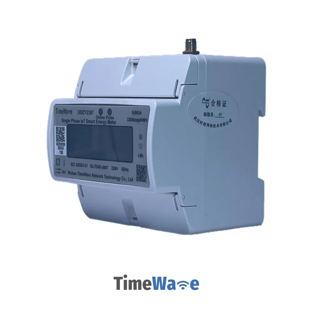 Smart DIN - Rail Electronic Energy Meter: Single &amp; Three Phase, Lorawan / WiFi / 4G / RS485 with Prepaid Electricity Remote Control and Ami / AMR Solution