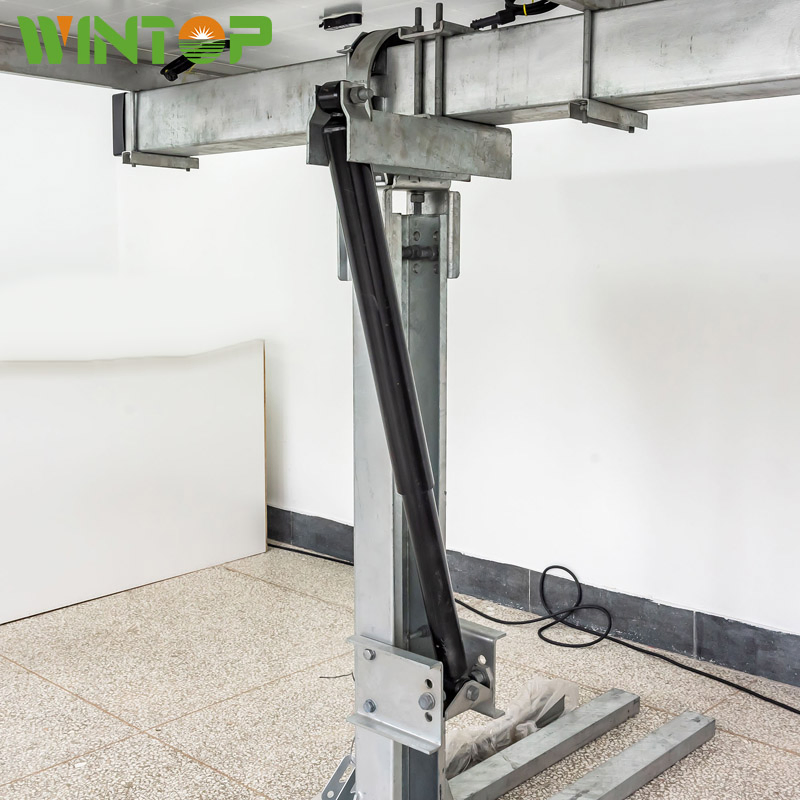 Single Axis Solar Tracker Controller with Double Drive