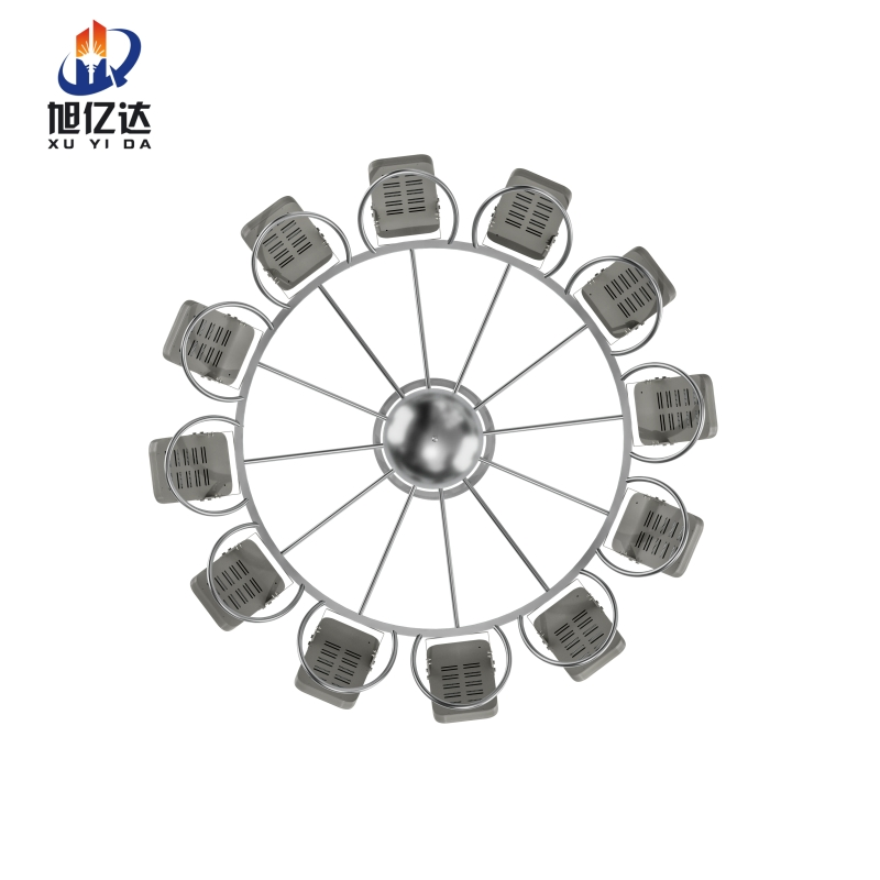 IP67 Waterproof Outdoor High Mast Pole Aluminum Street 50W/100W/200W Solar LED Spot/Flood Lamp/Lighting/Light