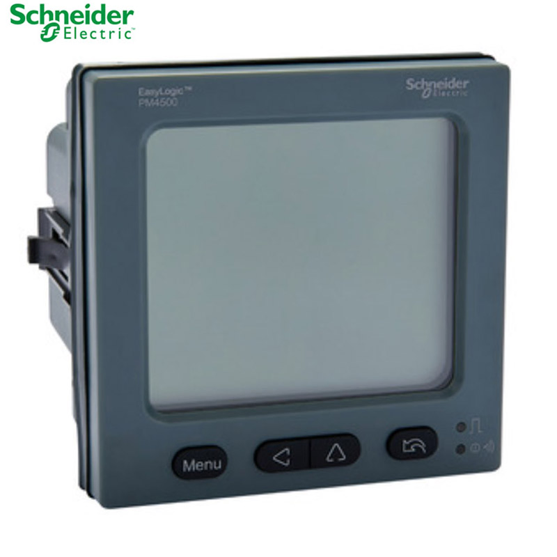 Schneider Smart Energy Electricity Meter Pm4513 Advanced Power Meter for Kwh, Voltage, and Current Digital Multimeter 31st Harmonic, CO2 Monitoring, 4di2RO, LCD
