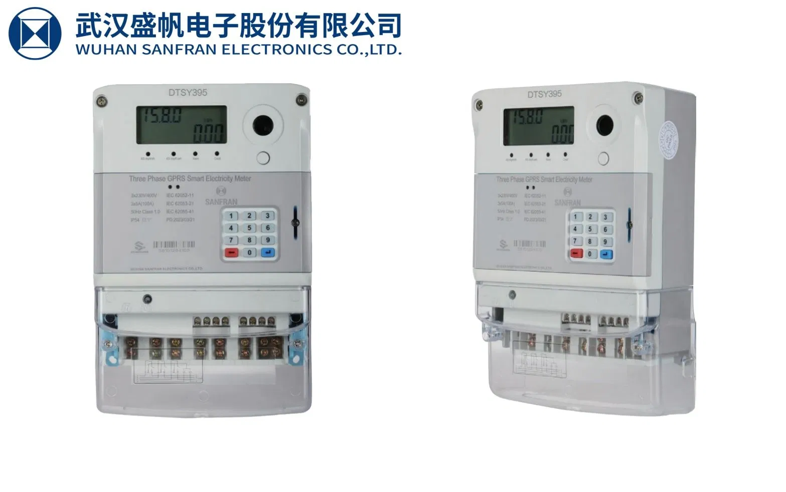 Three Phase Sts Keypad Prepaid Smart Energy Meter: 4G / G3-PLC / Hybrid RF / Bplc with Ciu and Ami Solution, Dlms