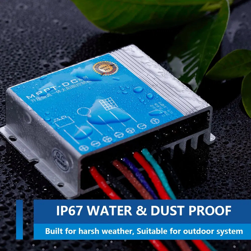 High-End 8A Solar Street Light Charge Controller 12V MPPT Type Solar Controller IP67 CE RoHS 10A 15A 20A 12V 24V