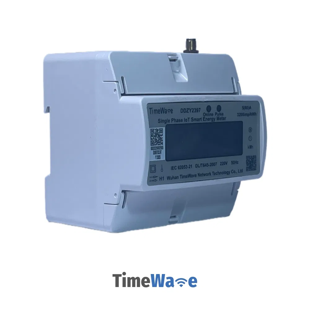 Smart DIN - Rail Electronic Energy Meter: Single &amp; Three Phase, Lorawan / WiFi / 4G / RS485 with Prepaid Electricity Remote Control and Ami / AMR Solution
