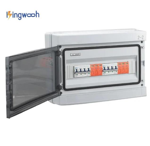IP65 Combiner Box 2 in 2 out 600V 2 Strings Solar Panel Photovoltaic DC PV Combiner Box