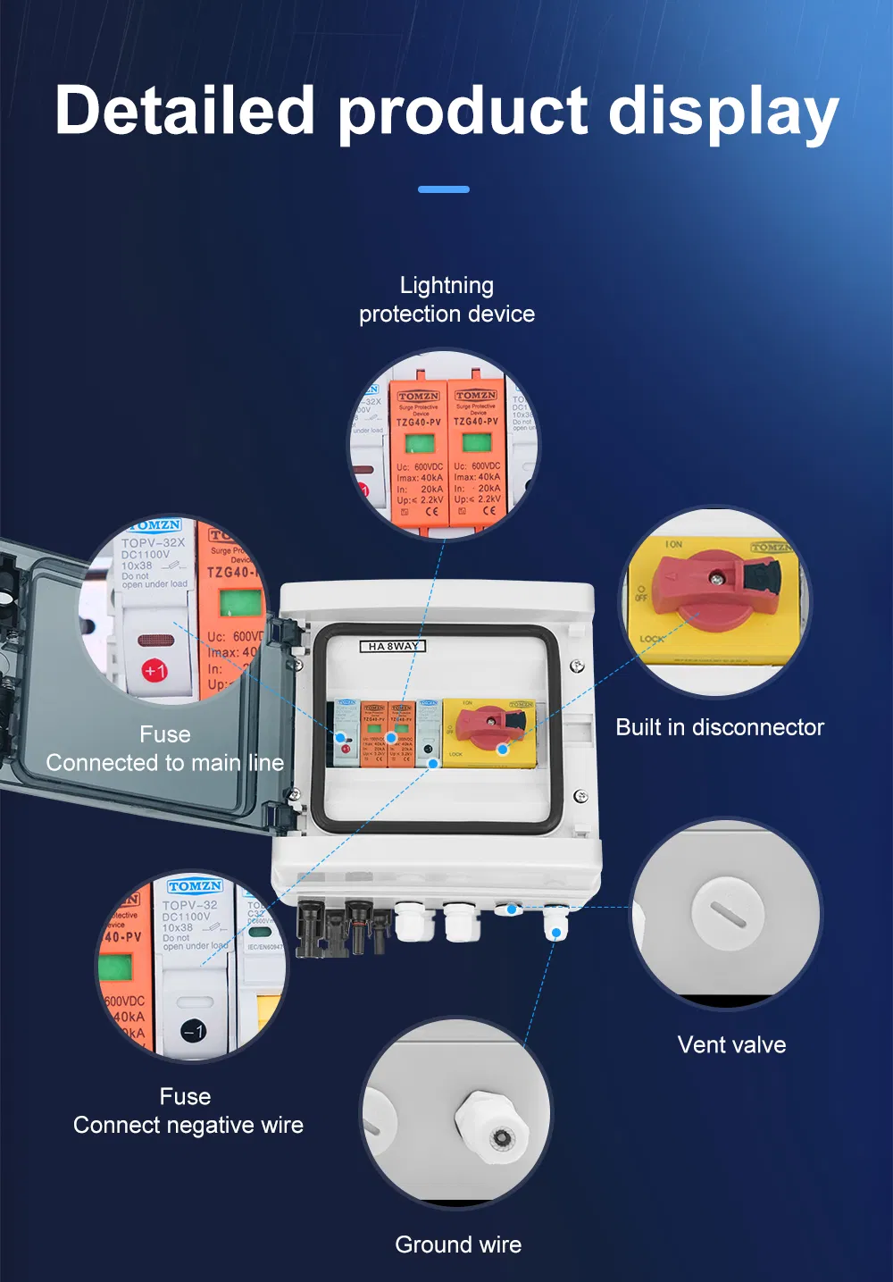 Solar PV Combiner Box 6