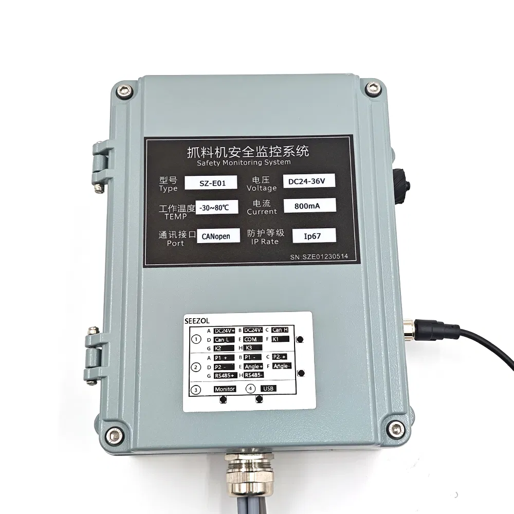 Intelligent Remote-Monitor Hydraulic Material Handler Digital Display Safety Monitoring Protection System