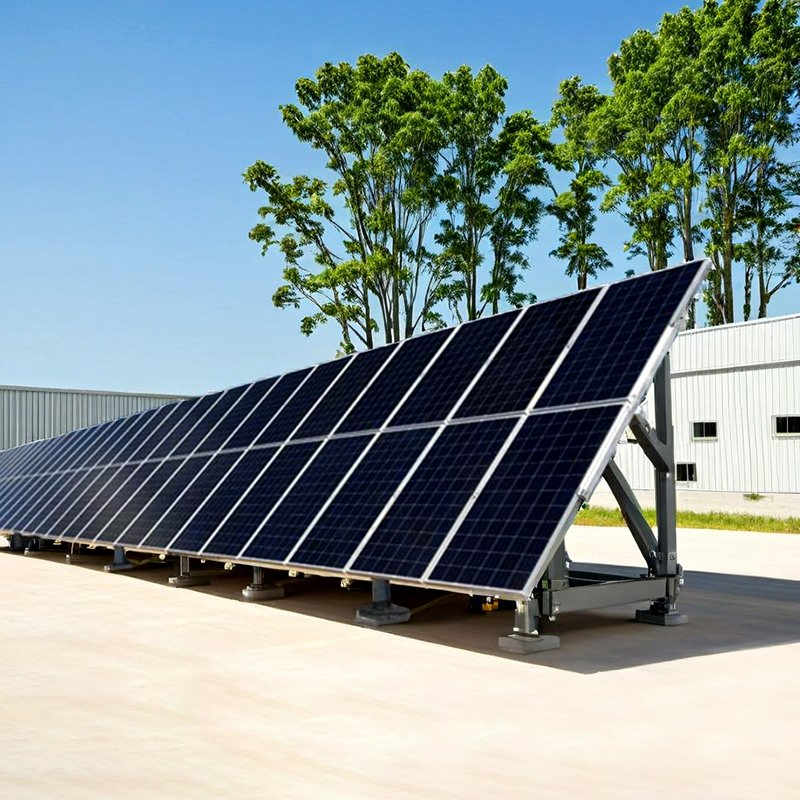 Aluminum Slewing Drive Solar Tracker Single Axis Solar Tracking Mount System