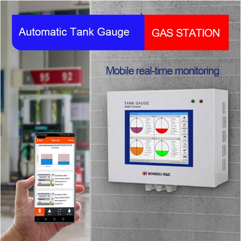 Atg Automatic Tank Gauging System Remote Fuel Monitoring System