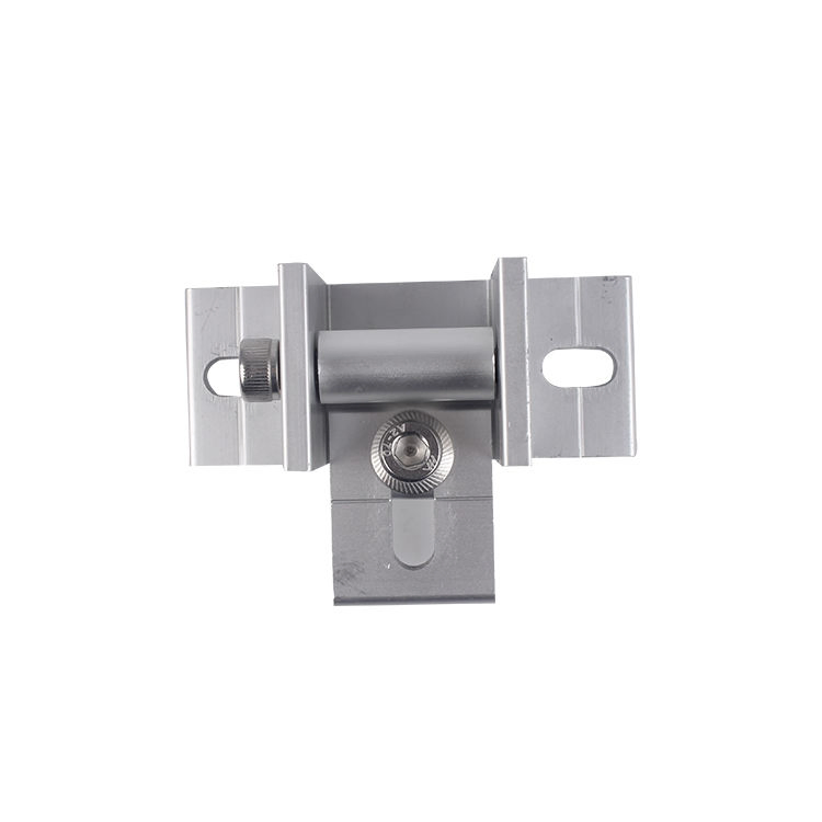 Hot Sale Adjustable Tilt Rear Leg Aluminum PV Panel Bracket Solar Mounting System Roof Flat Tile Roofs Metal Roof Structure