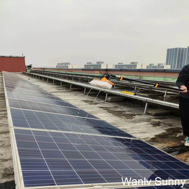 Premium Solar Panel Cleaning Brush Kit for Efficient Surface Maintenance