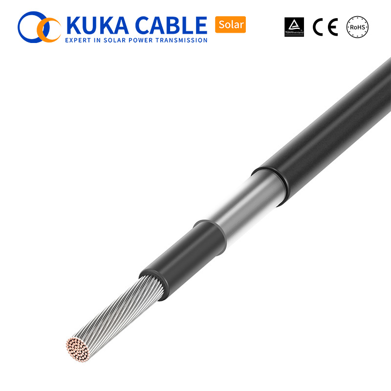 UL TUV Red or Black 4mm/6mm CPR CCA Ad8 Solar Cable DC Cable