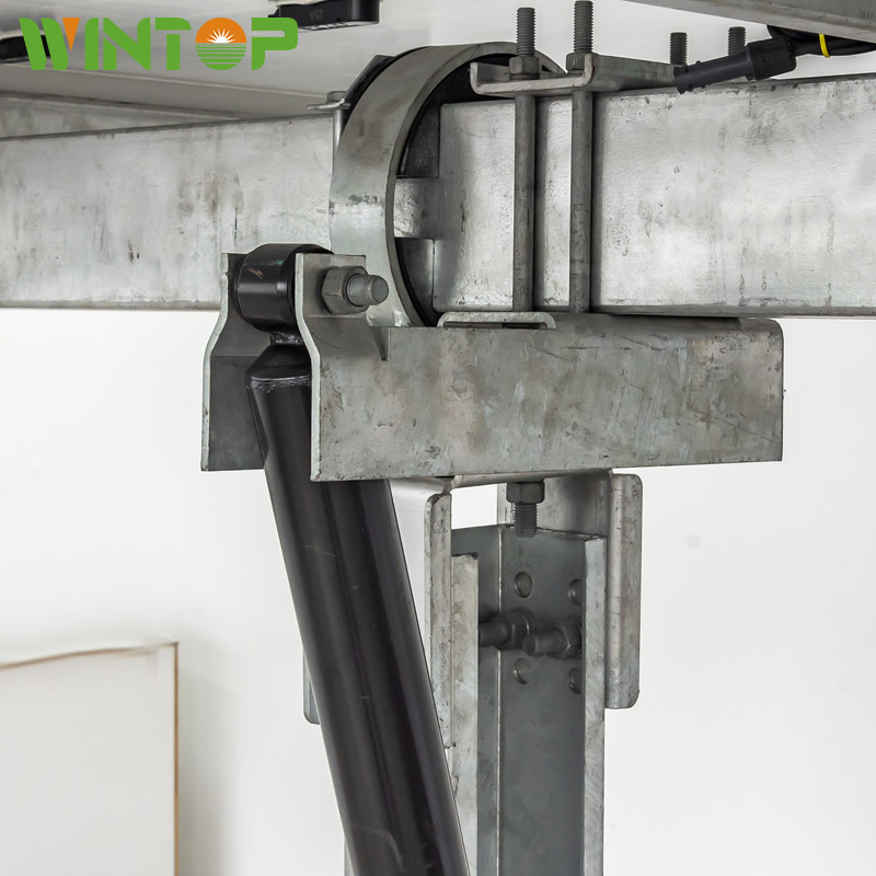 Single Axis Solar Tracker Controller with Double Drive