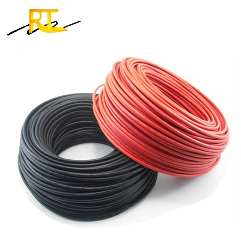 TUV Certified Brand PV1-F Multi-Model 4mm 6mm Electrical Solar PV DC Wire Power Copper Cable Price for Battery/ Solar Panel Electrical Wire and Cable
