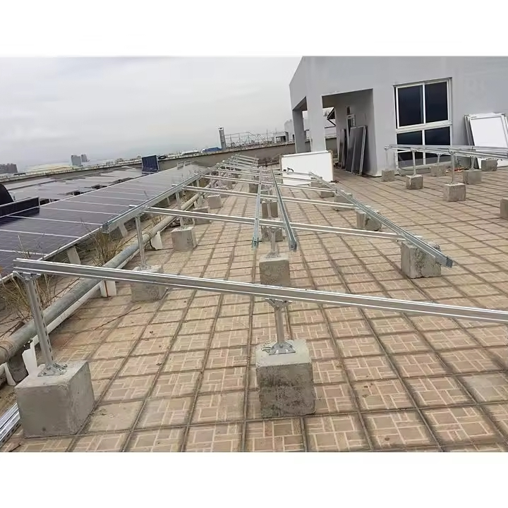 Ground Mount Solar PV Panels Rack System Single-Pile Ground Mounting Structure