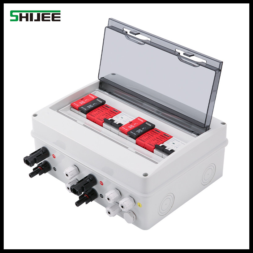 Shijee Waterproof IP65 Outdoor Solar Junction Box for Photovoltaic System Distribution Suzhou Photovoltaic DC PV Combiner Box