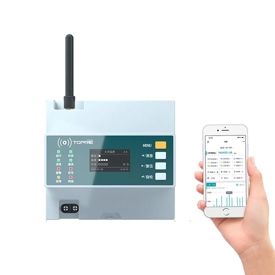 Energy Consumption System- Temperature, Speed Sensor Power Electric Meter for Smart Factory