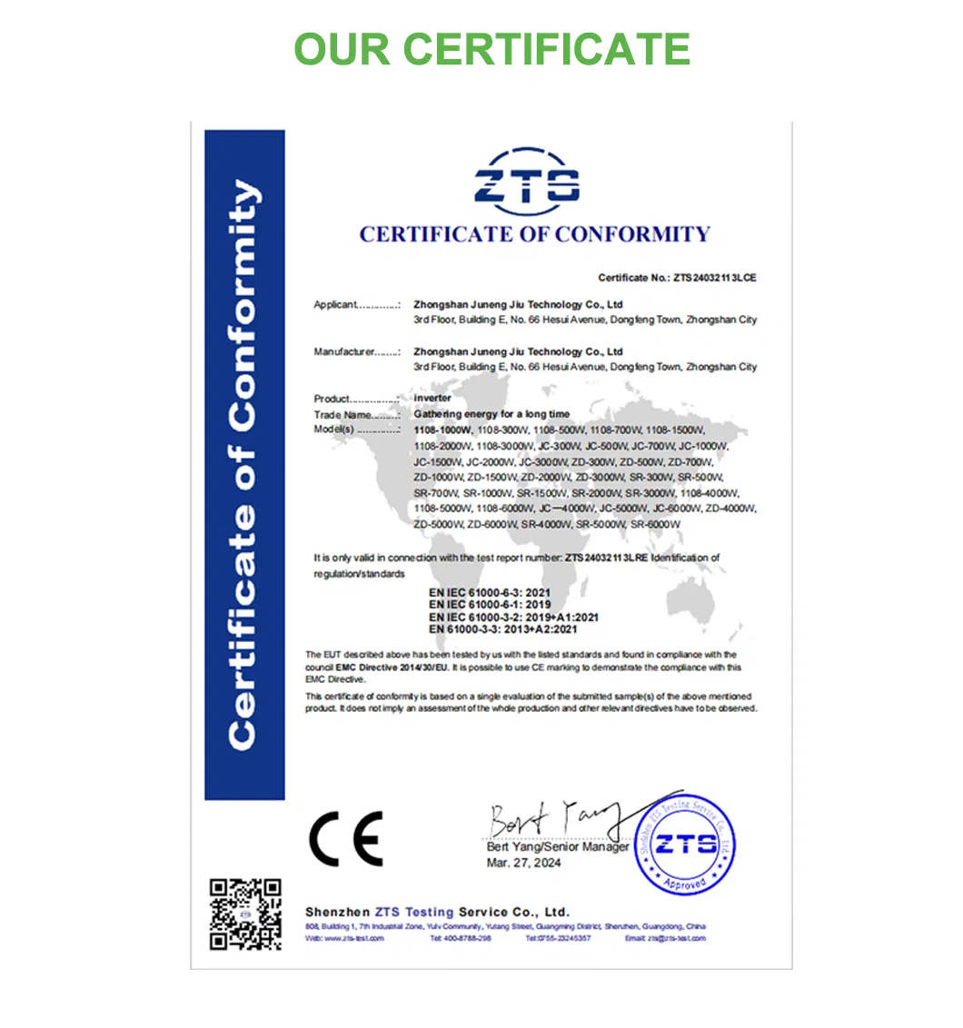 Product Certifications