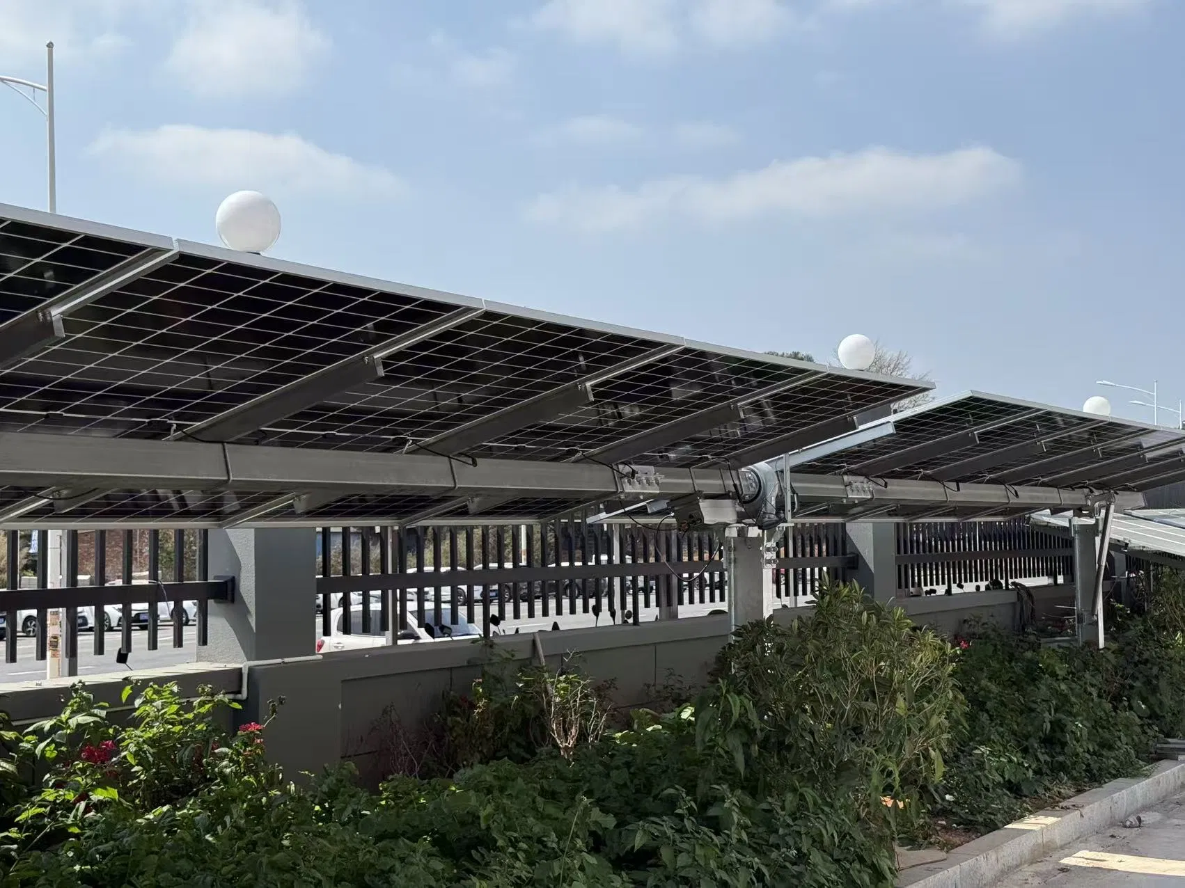 Automatic Solar Tracking System Mounting Bracket Single Axis Stable Solar Tracker Rack