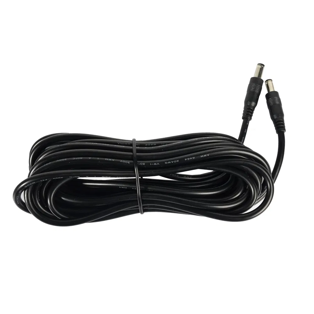 Male-to-Male &amp; Male-to-Female Copper Wire Connectors, Cables and Wires,DC Charging Cable Suitable for Surveillance Cameras, Solar Panels and LED Lights DC Cable