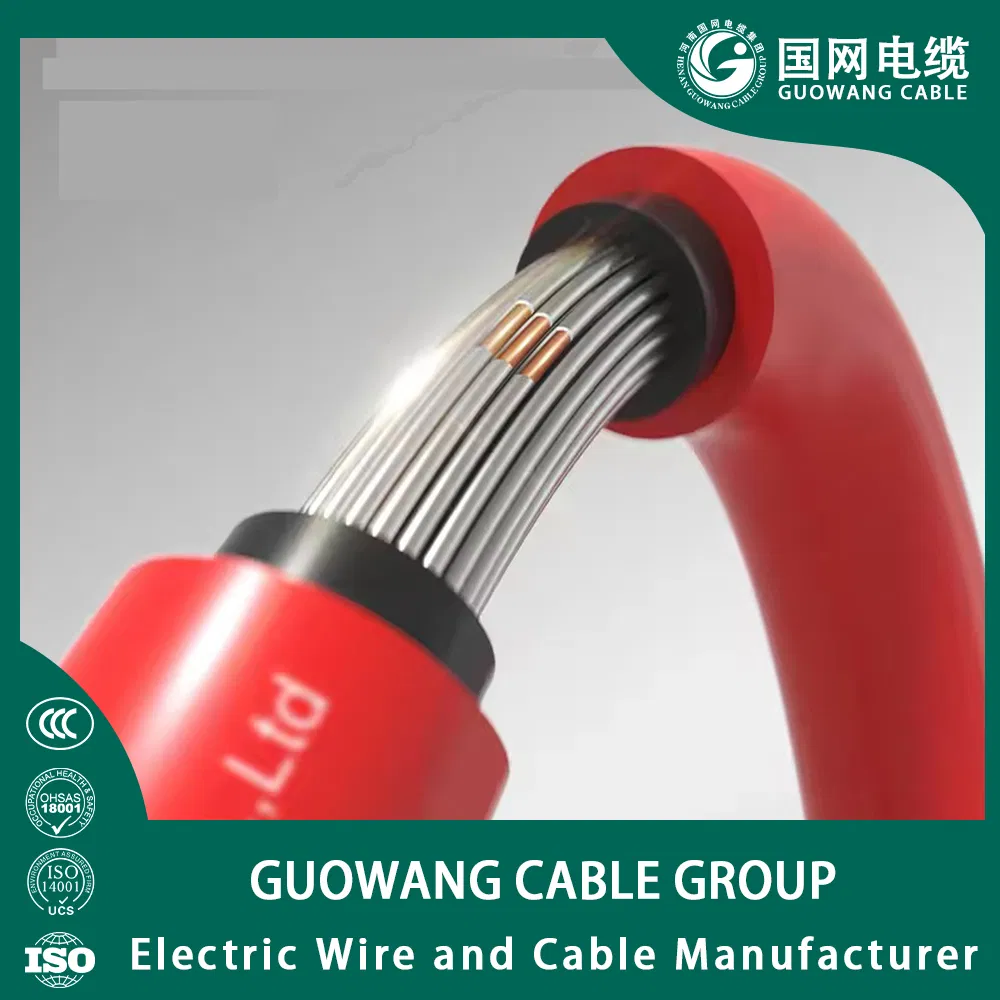 Factory Price TUV UL Approval Tinned Copper 4mm 6mm 10mm 6mm2 Photovoltaic DC PV1-F Photovoltaic PV Solar Panel Cable H1z2z2-K
