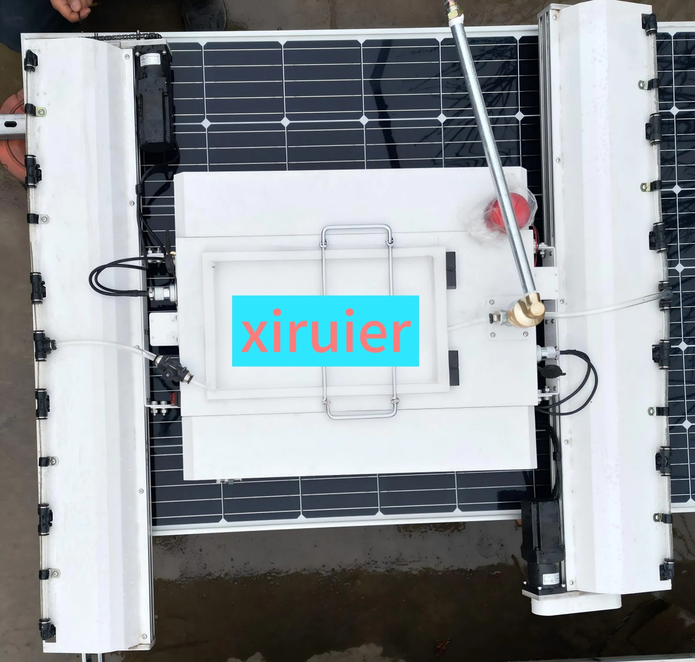 2025 Automatic Solar Panels Cleaning Equipment Brush Photovoltaic Robot Kit