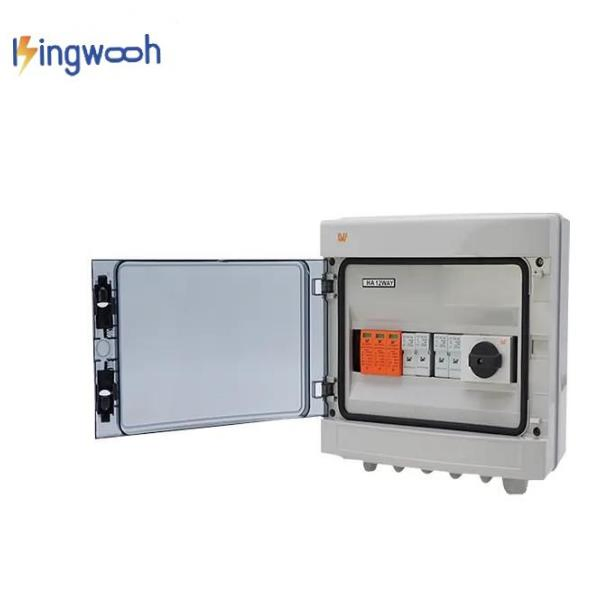 IP65 Combiner Box 2 in 2 out 600V 2 Strings Solar Panel Photovoltaic DC PV Combiner Box