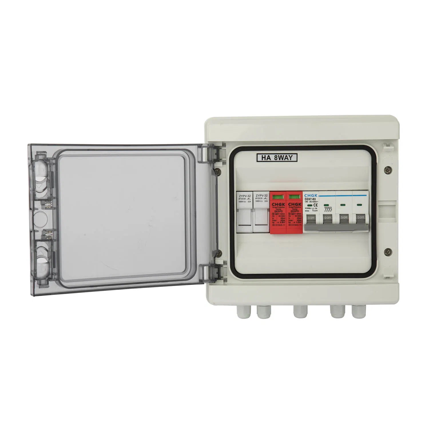 Factory Sell PV Array DC500V 800V 1000V Solar PV Combiner Box