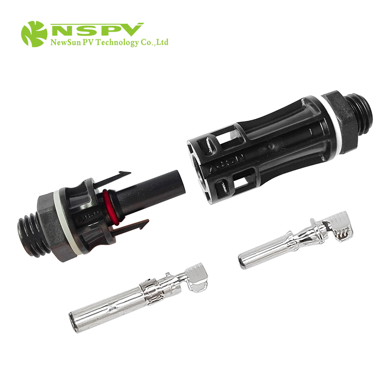 Standard Type PV Solar Cable Mc4 Terminals Connector 1500VDC Connector for Junction Box