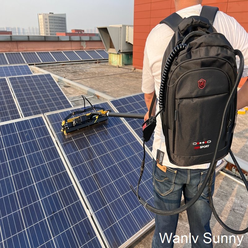 Nylon Brush Solar Panel Cleaning Equipment Kit for PV Surface Effortlessly Maintenance