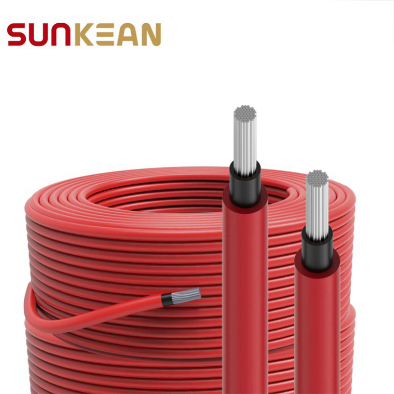 4mm 6mm Fire-Resistant 1500V XLPE H1z2z2-K Electrical Photovoltaic PV DC Wire System Solar Cable