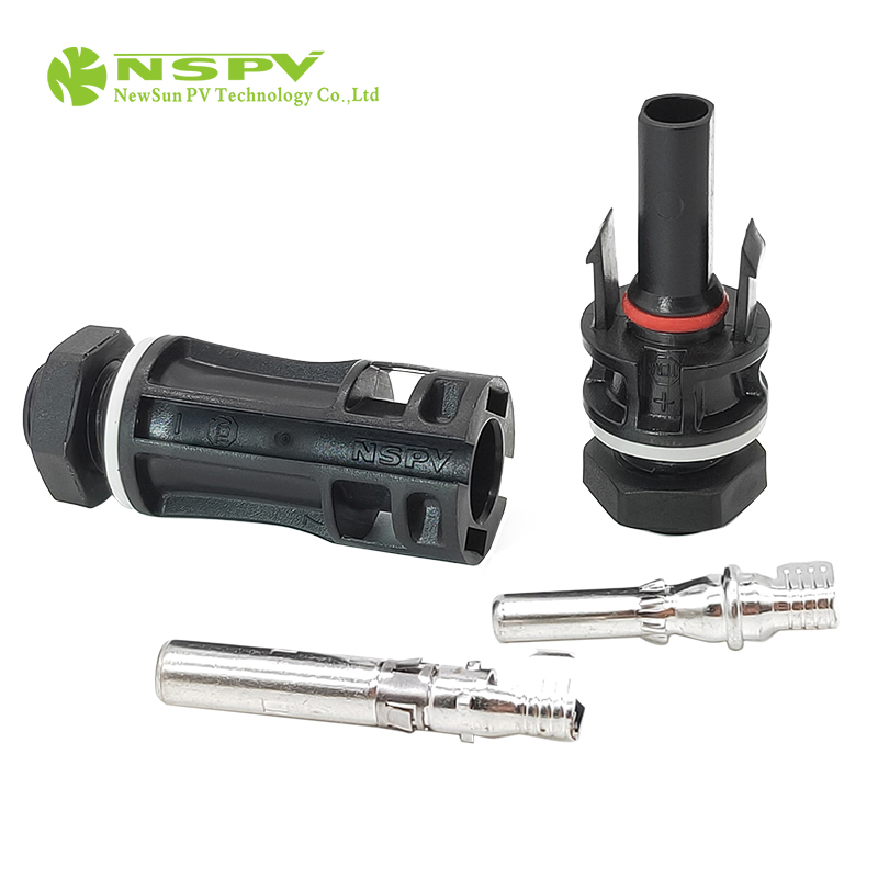 Standard Type PV Solar Cable Mc4 Terminals Connector 1500VDC Connector for Junction Box