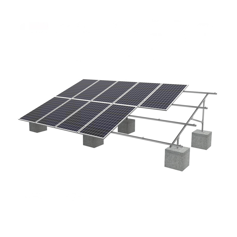 Aluminum PV Mount Solar Ground Mounting Brackets Structure
