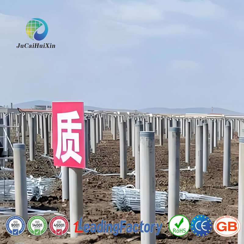 Large-Scale Farm PV Ground Mounting Structure with Zn-Al-Mg Coating