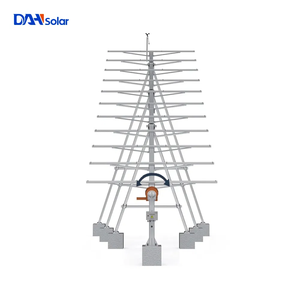 Dah Solar Tilted Single Axis Solar GPS Automatic Sun Tracker Bracket Solar Tracker