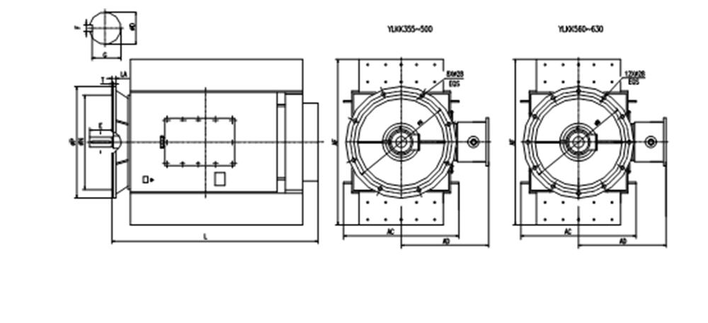 Motor Dimension Drawing