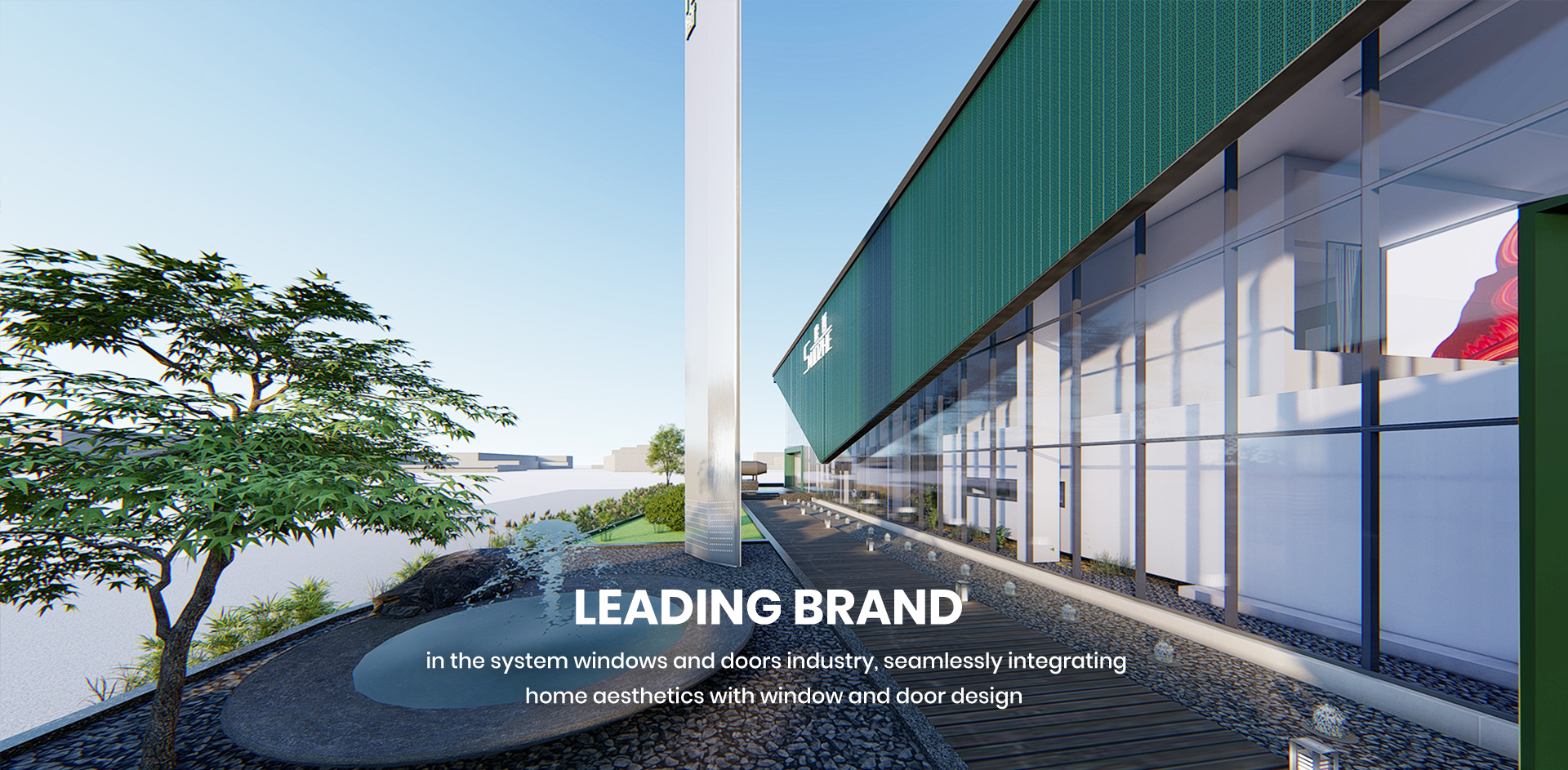 Suozhe high-end system doors and windows architectural installation