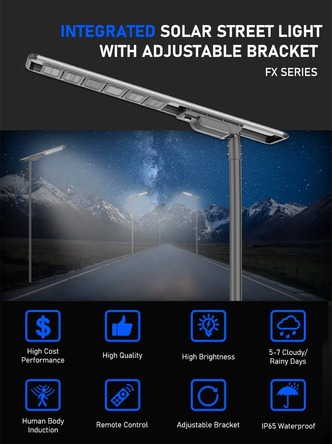 Integrated Solar Street Light