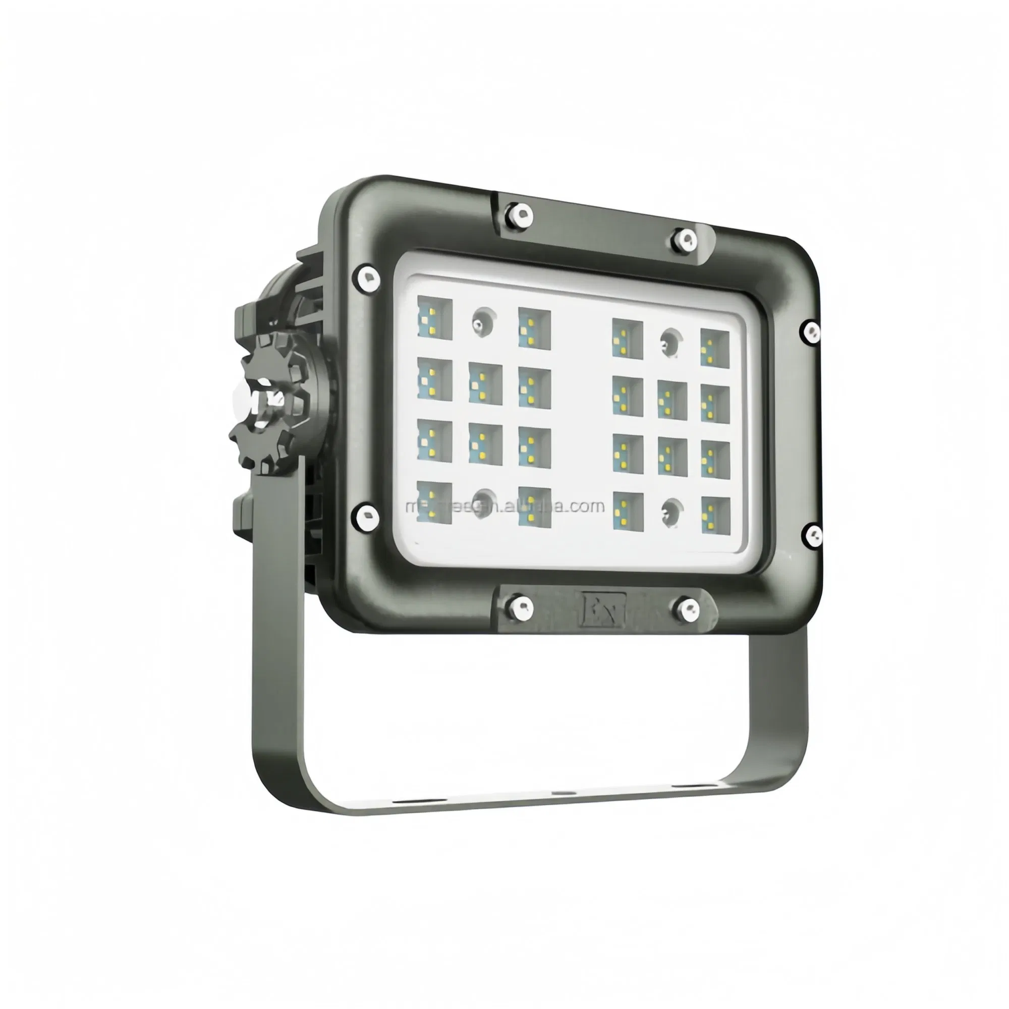 ATEX Fireproof Square Type IP66 Explosion Proof LED Floodlight for Outdoor Garden Lighting IP66 Ik10