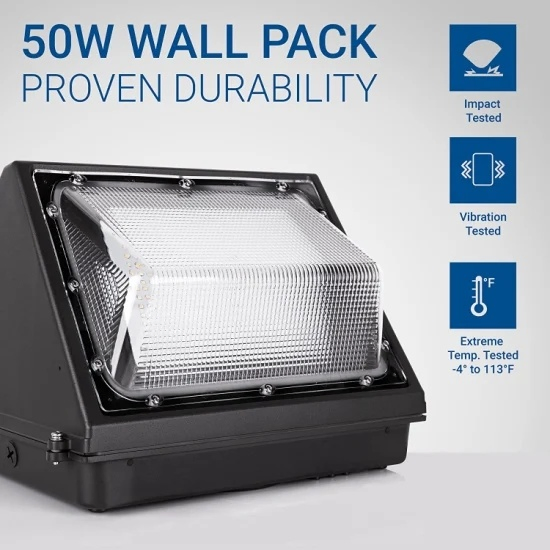Alva / OEM 70W Waterproof LED Wall Pack Light with 5 Years Warranty
