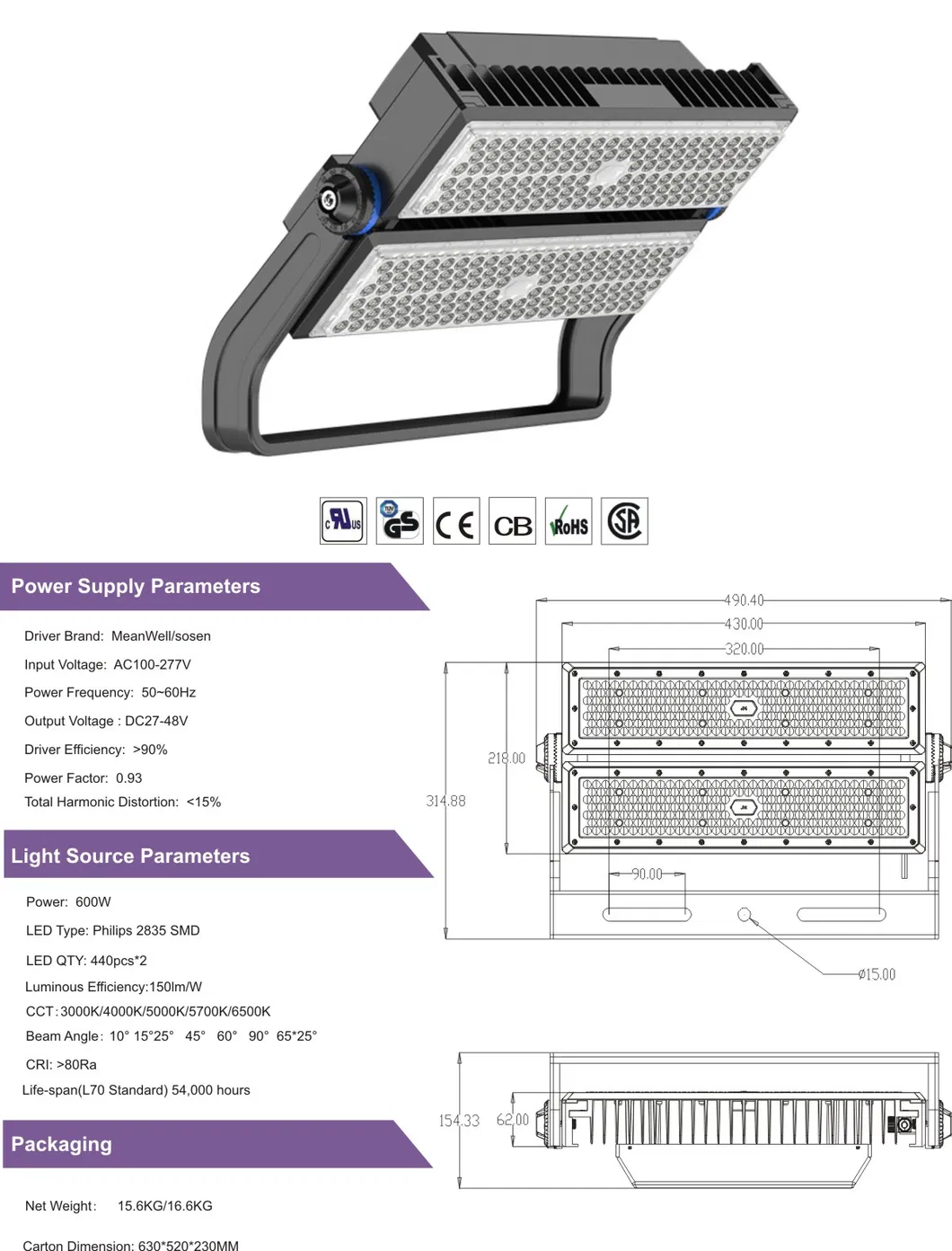 Stadium Floodlight View 2