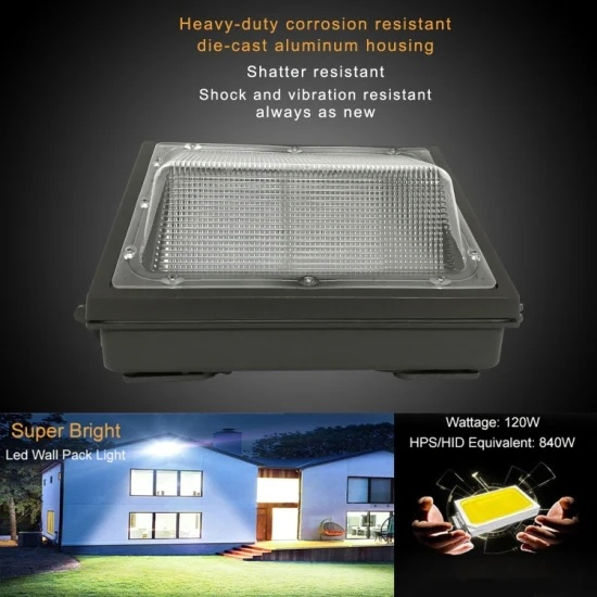 Alva / OEM 70W Waterproof LED Wall Pack Light with 5 Years Warranty