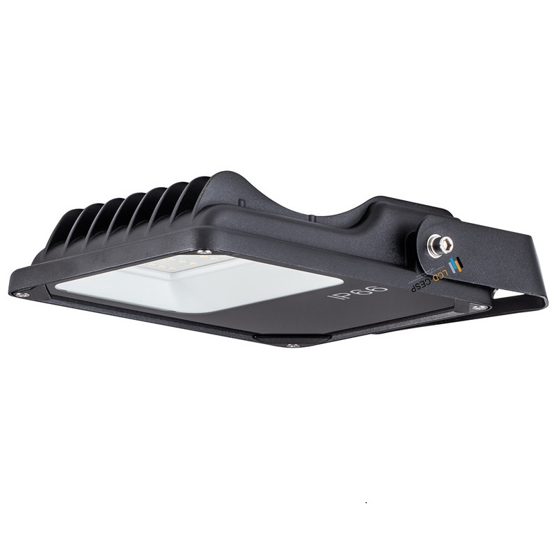 IP66 LED Floodlight 50W-200W 100-277VAC 3000K/4000K/5000K/6000K Asymmetrical Beam for Outdoor Billboard, Facade, and Architectural Commercial Lighting